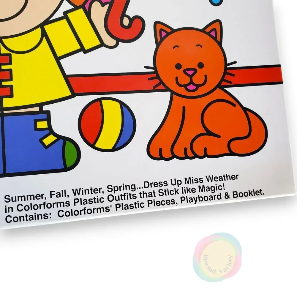 Colorforms Miss Weather Dress Up Set Complete Unused 2017